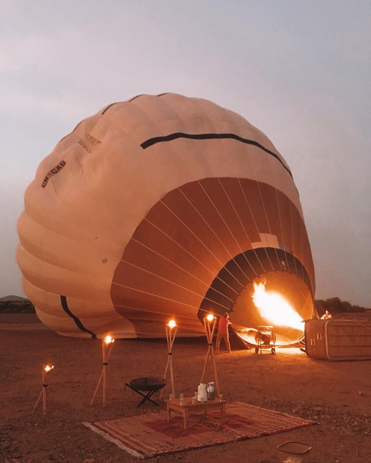 Maroc Montgolfière
